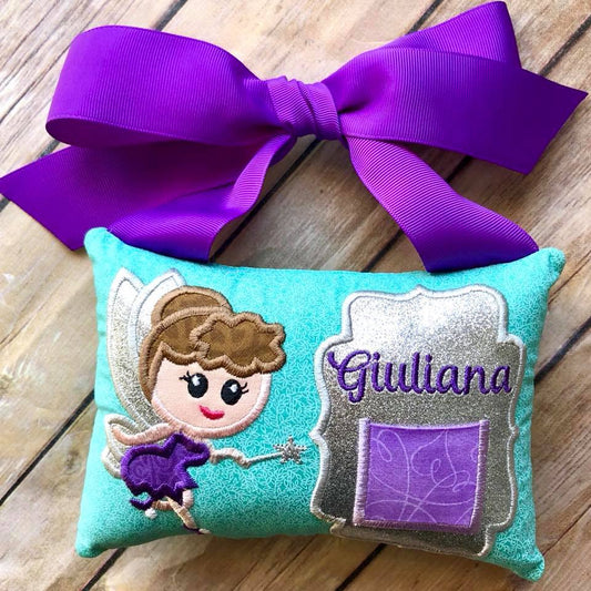 Purple Glam Tooth Fairy Pillow